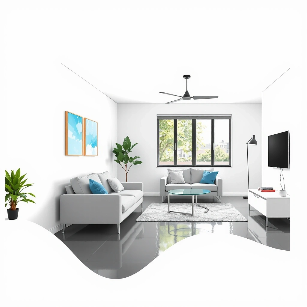 Professional residential cleaning service in London home